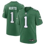 Nike Philadelphia Eagles Jalen Hurts #1 Alternate Game Jersey - Thumbnail 1 of 3