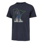 47 Brand Minnesota Timberwolves Region State T-Shirt - Thumbnail 1 of 2