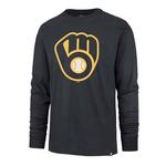 47 Brand Milwaukee Brewers Franklin Long Sleeve T-Shirt - Thumbnail 1 of 2