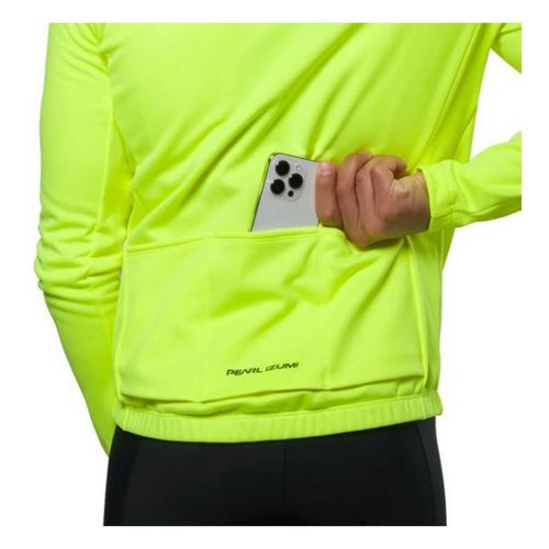 Men's PEARL iZUMi Quest Thermal Jersey Long Sleeve Turtleneck Cycling Full Zip - Primary Image