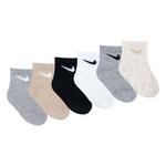 Infant Kids' Nike Baby/Toddler Swoosh 6 Pack 6 Pack Ankle Socks - Thumbnail 2 of 4
