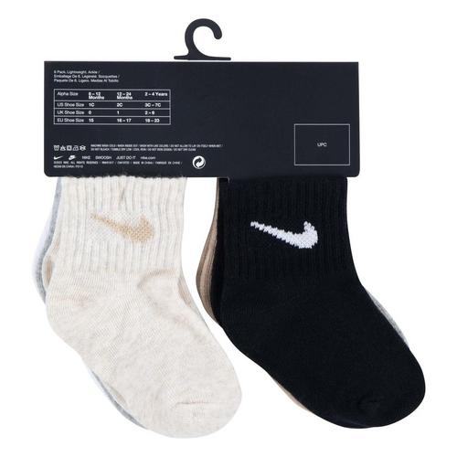 Infant Kids' Nike Baby/Toddler Swoosh 6 Pack 6 Pack Ankle Socks - Primary Image