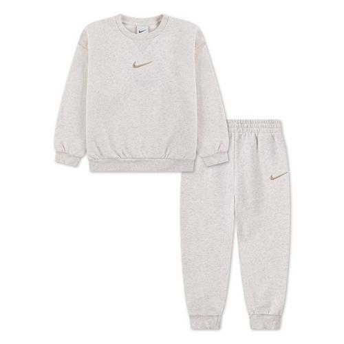 Girls' Nike Essential Fleece Crewneck Sweatshirt Set - Primary Image
