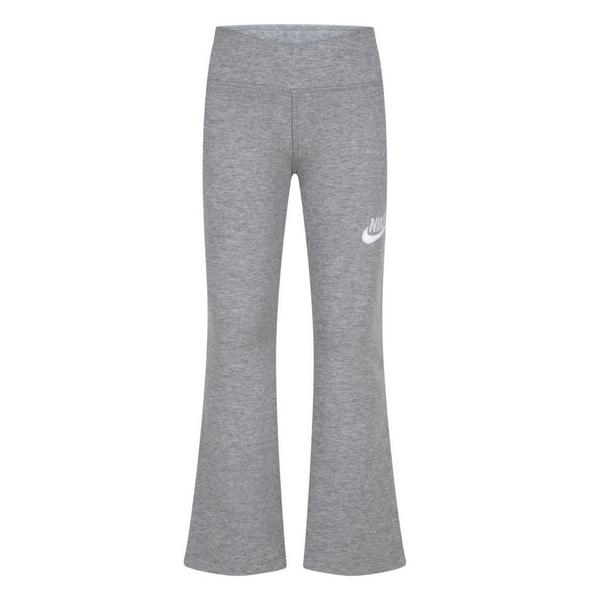 Girls' Nike Flared Leggings Pants 6 Dark Grey HTR