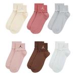 Youth Jordan Foldover 6 Pack Ankle Socks - Thumbnail 2 of 4
