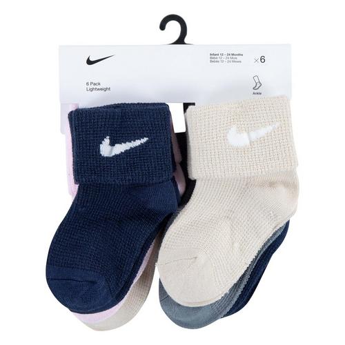 Infant Kids' Nike Waffle Knit 6 Pack 6 Pack Ankle Socks - Primary Image