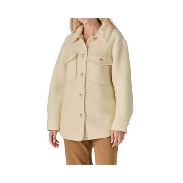 Women's Patagonia Retro Pile Shacket Jacket XLarge Natural