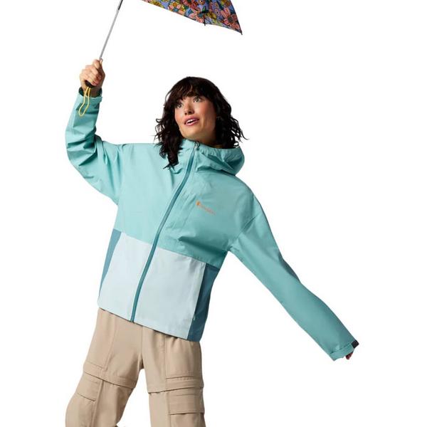Women's Cotopaxi Cielo Rain Jacket Large Tide Pool/Surf