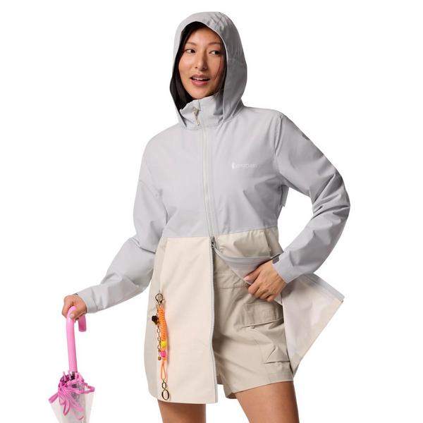 Women's Cotopaxi Cielo Trench Rain Jacket Small Vapor/Chalk