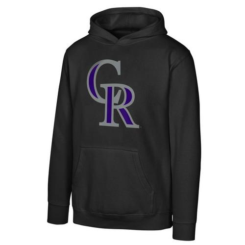 Genuine Stuff Kids' Colorado Rockies Logo Hoodie - Primary Image