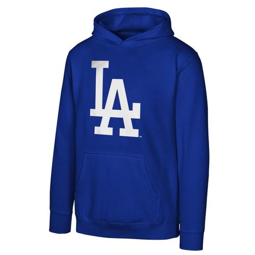 Genuine Stuff Kids' Los Angeles Dodgers Logo Hoodie - Primary Image