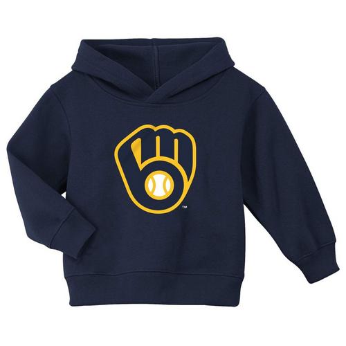 Genuine Stuff Toddler Milwaukee Brewers Logo Hoodie - Primary Image