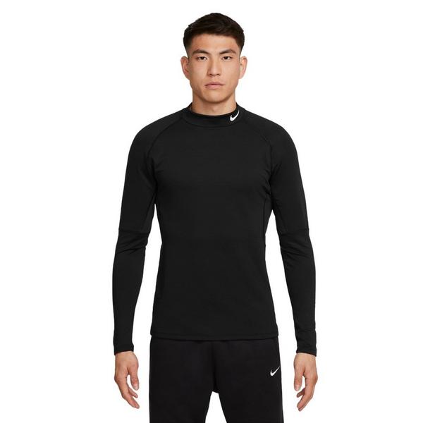 Nike Pro Dri-FIT Warm Long Sleeve Mock Neck Compression Shirt
