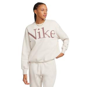Women's Nike Sportswear Phoenix Fleece Logo Crewneck Sweatshirt