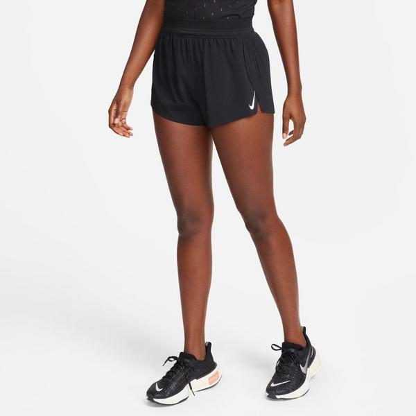 Women's Nike AeroSwift Shorts Medium Black/White