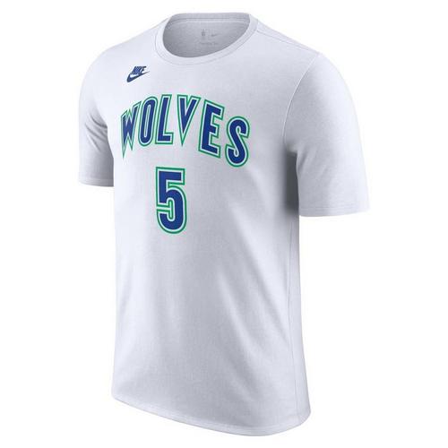 Nike Minnesota Timberwolves Anthony Edwards #5 Retro Hardwood Classic Name & Number T-Shirt - Primary Image