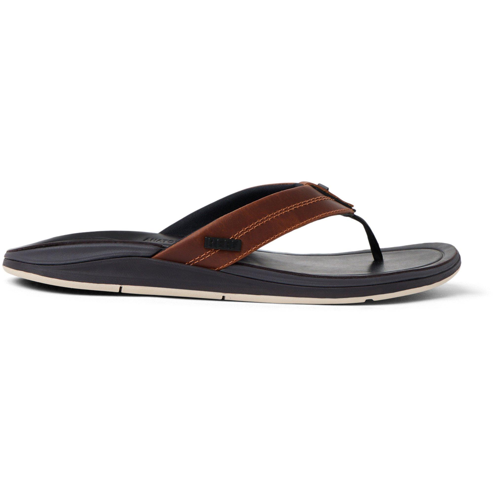 Men's Reef Leather Offshore Flip Flop Sandals | SCHEELS.com