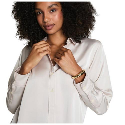 Women's Spanx Silky Smooth Long Sleeve Button Up Shirt - Primary Image