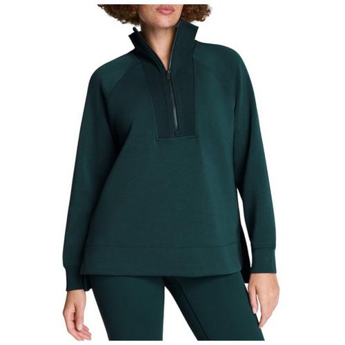Women's Spanx AirEssentials Brushed Tunic 1/4 Zip Sweater - Primary Image