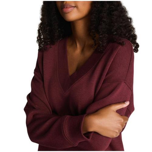 Women's Spanx AirEssentials Brushed Tunic V-Neck Pullover Sweater - Primary Image