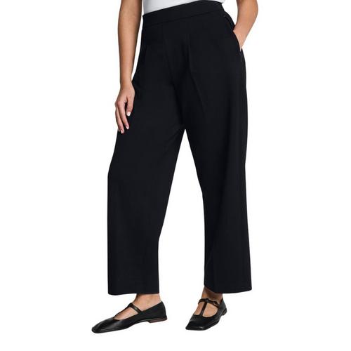 spanx dress pants Spanx Ponte Wide Leg Pants, Black - New Arrivals