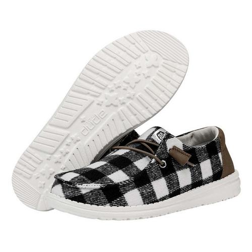 Women's HEYDUDE Wendy Buffalo Plaid Shoes - Primary Image