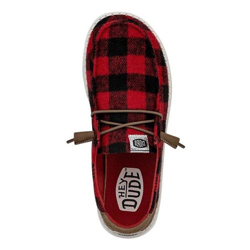 Women's HEYDUDE Wendy Buffalo Plaid Shoes - Primary Image