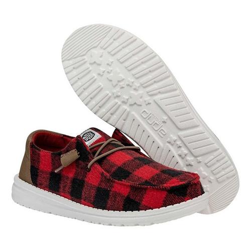 Women's HEYDUDE Wendy Buffalo Plaid Shoes - Primary Image