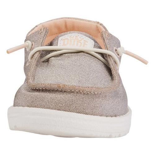 Little Kids' HEYDUDE Wendy Metallic Sparkle Shoes - Primary Image