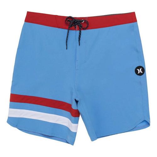 Men's Hurley Phantom Eco Block Party 18" Swim Boardshorts - Primary Image