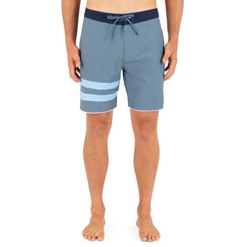 Men's Hurley Phantom-eco Block Party Solid 18" Swim Boardshorts - Primary Image
