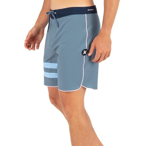 Men's Hurley Phantom-eco Block Party Solid 18" Swim Boardshorts - Primary Image