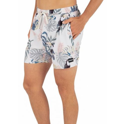 Men's Hurley Cannonball Lined Volley 17" Swim Trunks - Primary Image
