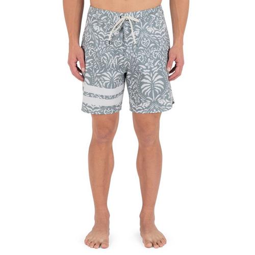 Men's Hurley Phantom-eco Block Party Engineered 18" Swim Boardshorts - Primary Image