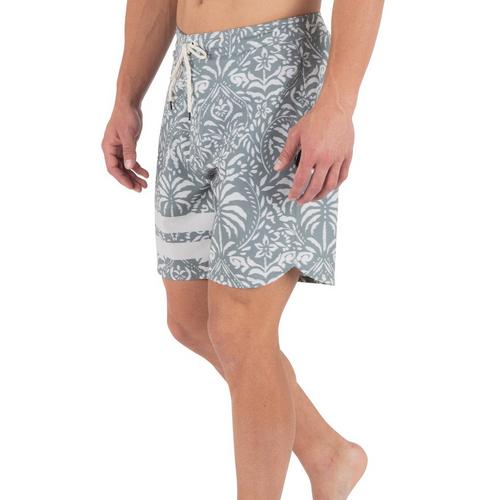 Men's Hurley Phantom-eco Block Party Engineered 18" Swim Boardshorts - Primary Image