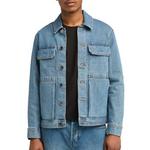 Men's Timberland Refibra Trucker Denim Jacket - Thumbnail 1 of 4