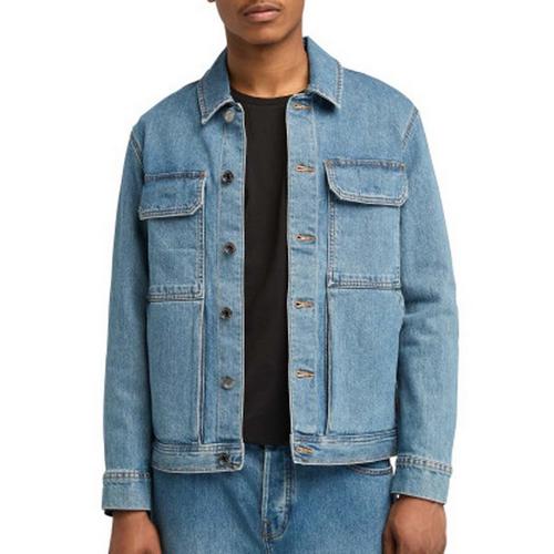 Men's Timberland Refibra Trucker Denim Jacket - Primary Image