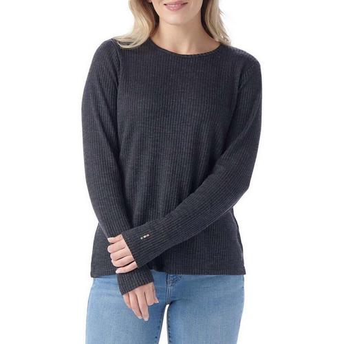 Women's Smartwool Thermal Merino Rib Long Sleeve T-Shirt - Primary Image