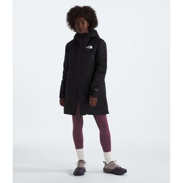 Women's The North Face Mountain Range Parka Small TNF Black