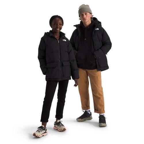 Kids' The North Face Fleece-Lined Short Hooded Puffer Parka - Primary Image