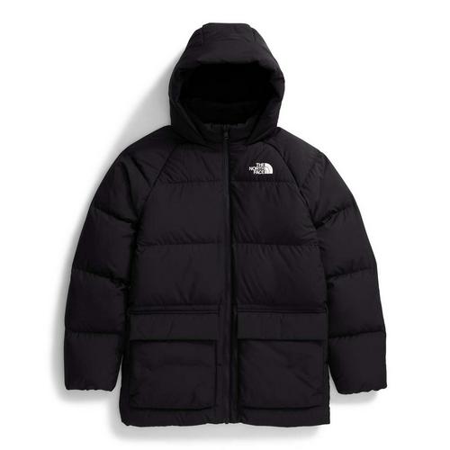 Kids' The North Face Fleece-Lined Short Hooded Puffer Parka - Primary Image