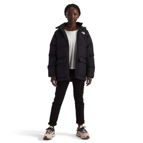 Kids' The North Face Fleece-Lined Short Hooded Puffer Parka - Primary Image