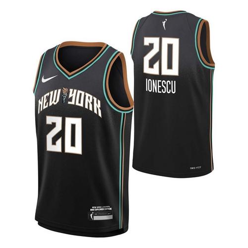 Nike Kids' New York Liberty Sabrina Ionescu #20 Black Jersey - Primary Image
