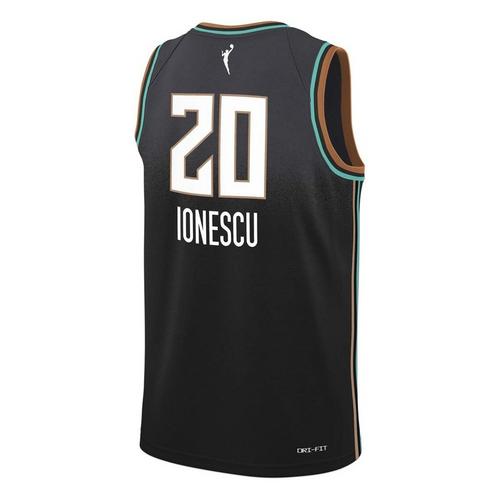 Nike Kids' New York Liberty Sabrina Ionescu #20 Black Jersey - Primary Image