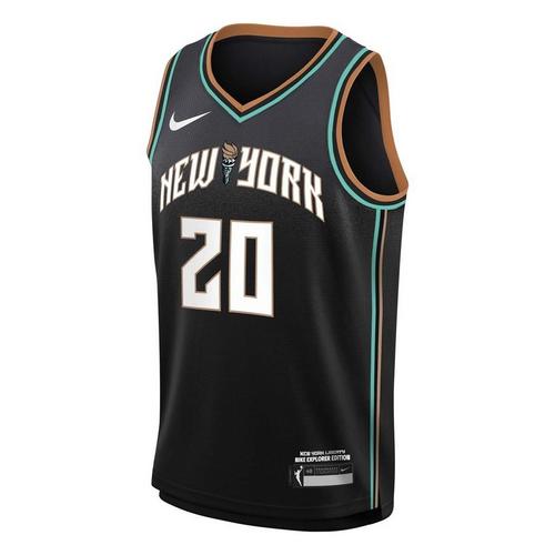 Nike Kids' New York Liberty Sabrina Ionescu #20 Black Jersey - Primary Image