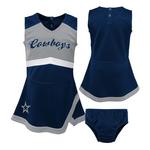 Genuine Stuff Toddler Dallas Cowboys Cheer Captain Dress - Thumbnail 1 of 4