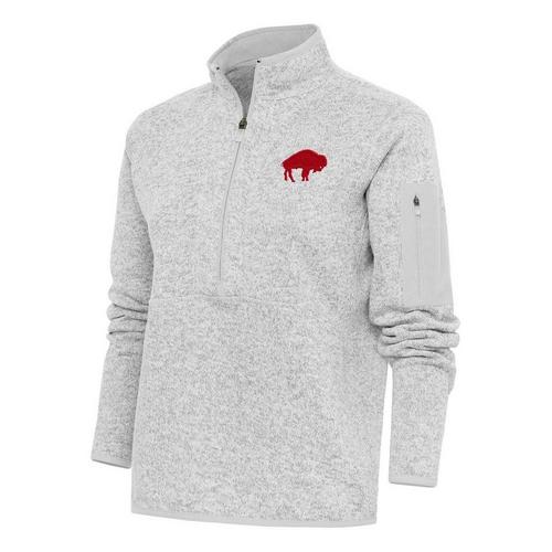 Antigua Women's Buffalo Bills Classic Fortune Long Sleeve 1/4 Zip - Primary Image