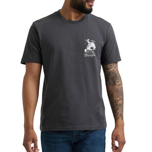 Men's Wrangler Graphic Que Vivan Los Vaqueros Long Sleeve T-Shirt - Primary Image