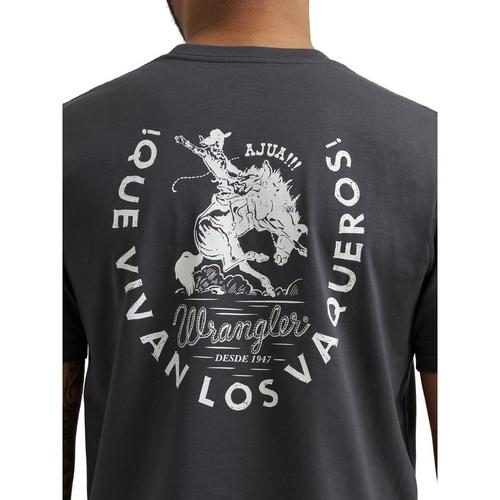Men's Wrangler Graphic Que Vivan Los Vaqueros Long Sleeve T-Shirt - Primary Image