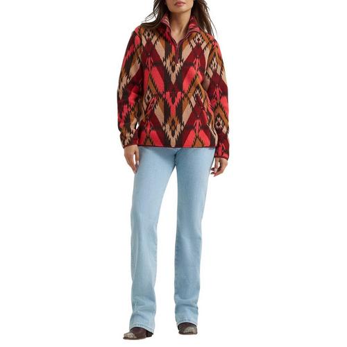 Women's Wrangler Retro 1/4 Zip Fleece Pullover Jacket - Primary Image